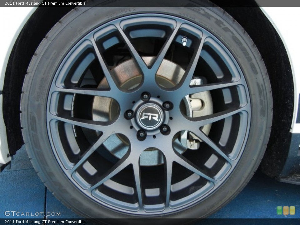 2011 Ford Mustang Custom Wheel and Tire Photo #64627345