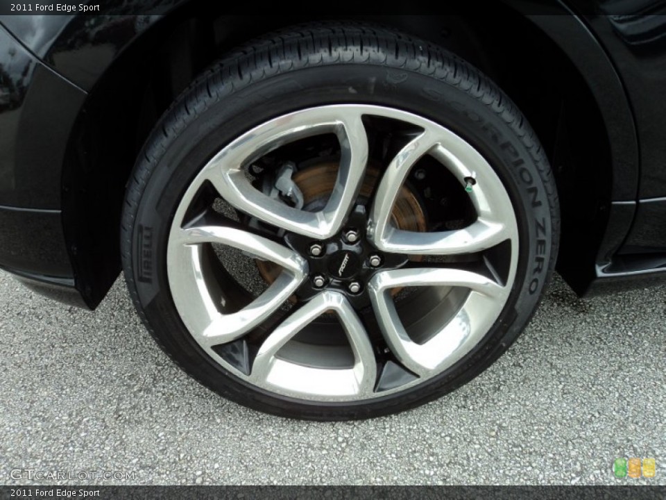 2011 Ford Edge Sport Wheel and Tire Photo #64631803