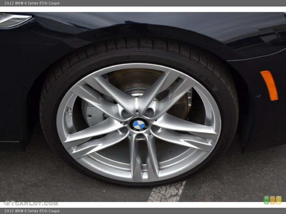 2012 BMW 6 Series 650i Coupe Wheel and Tire Photo #64644007