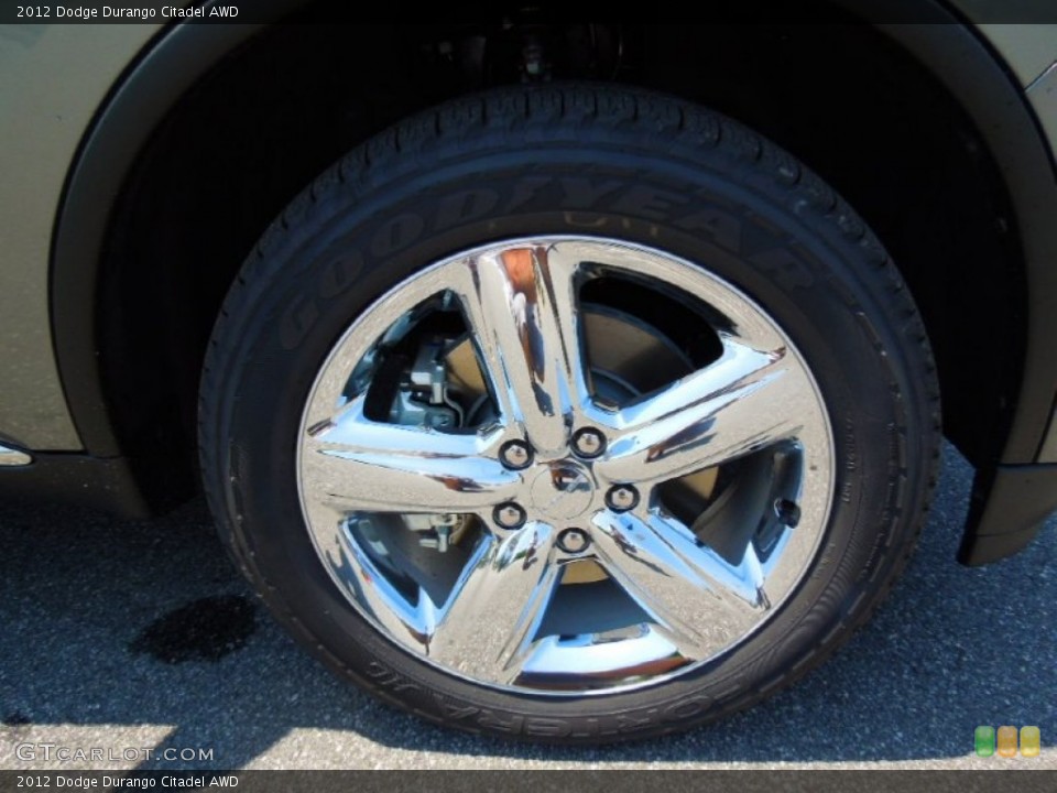 2012 Dodge Durango Citadel AWD Wheel and Tire Photo #64649499