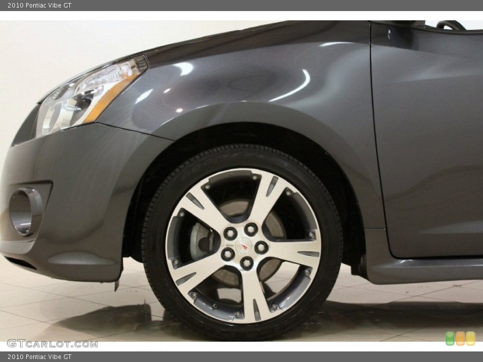 2010 Pontiac Vibe GT Wheel and Tire Photo #64655768