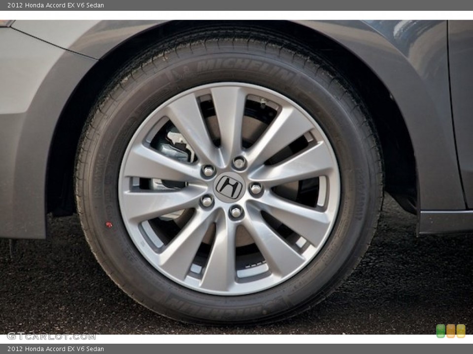 2012 Honda Accord EX V6 Sedan Wheel and Tire Photo #64658977