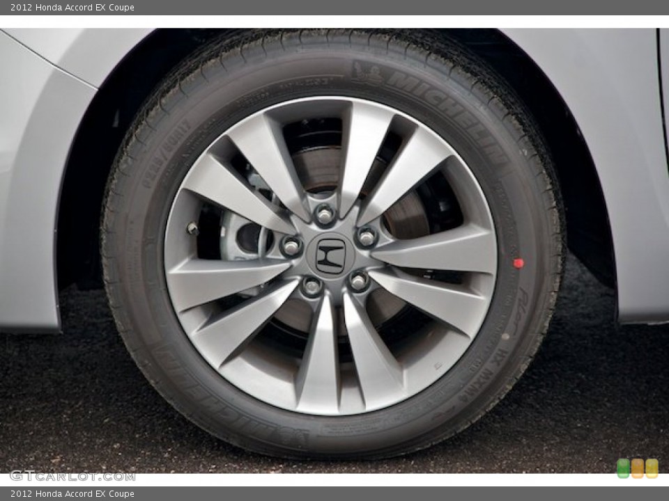2012 Honda Accord EX Coupe Wheel and Tire Photo #64659189