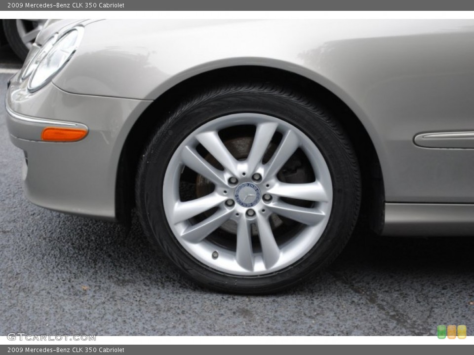 2009 Mercedes-Benz CLK 350 Cabriolet Wheel and Tire Photo #64669272