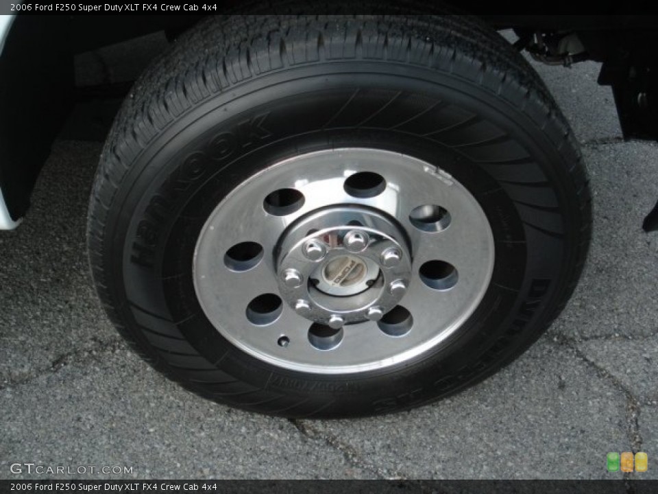 2006 Ford F250 Super Duty XLT FX4 Crew Cab 4x4 Wheel and Tire Photo #64673322