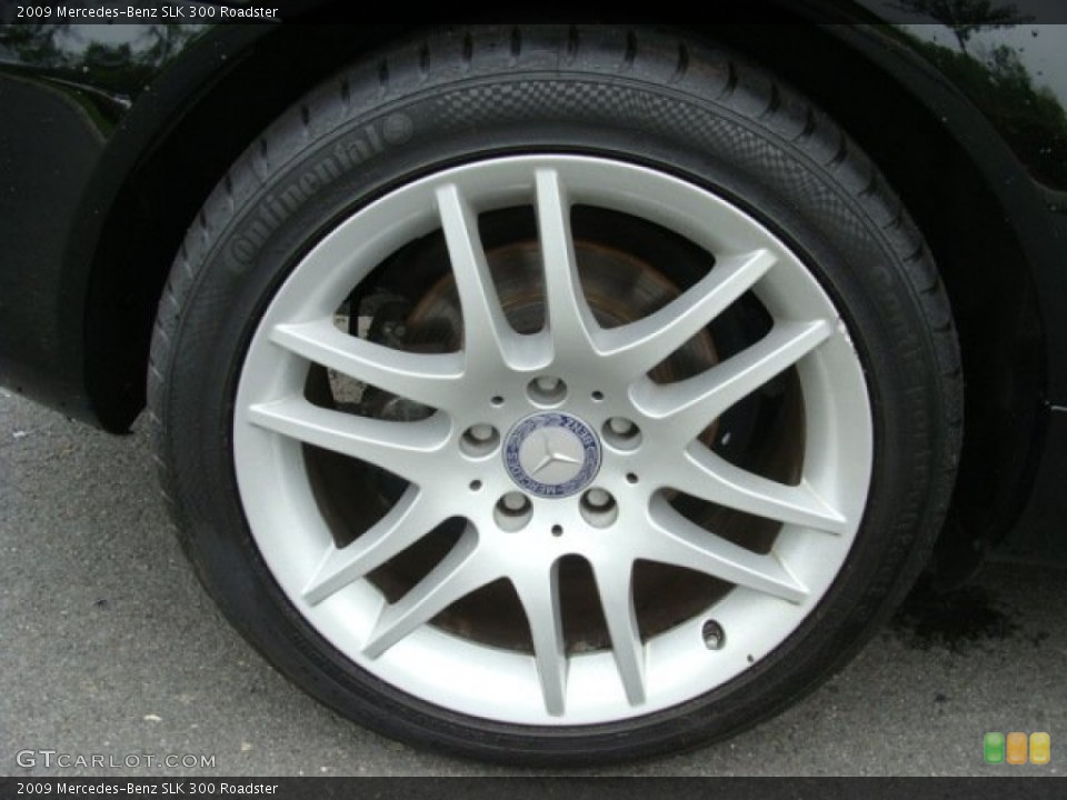 2009 Mercedes-Benz SLK 300 Roadster Wheel and Tire Photo #64679804