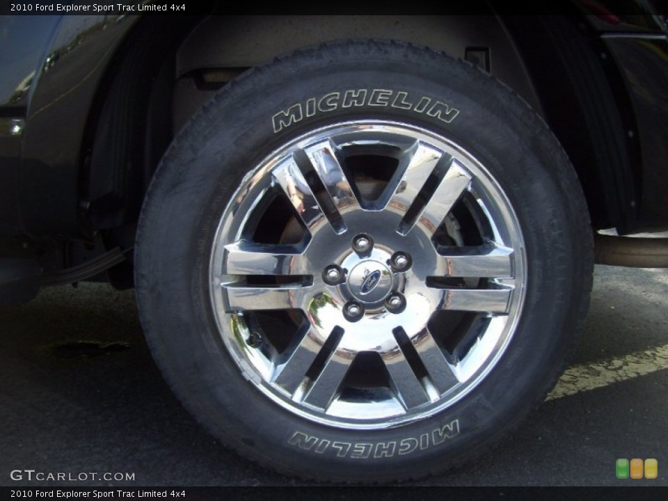 2010 Ford Explorer Sport Trac Limited 4x4 Wheel and Tire Photo #64685762