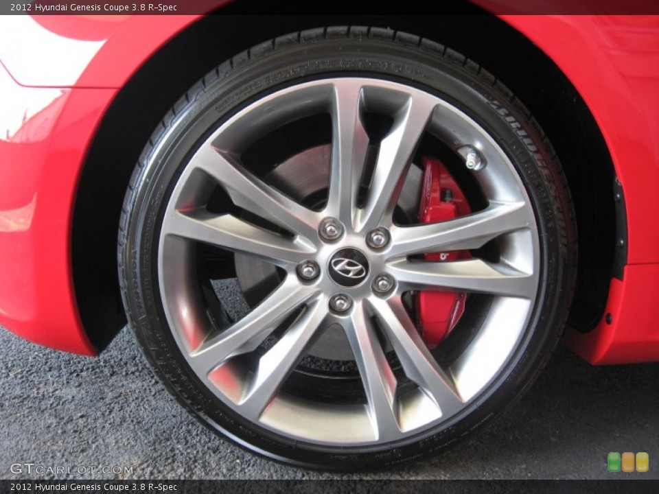 2012 Hyundai Genesis Coupe 3.8 R-Spec Wheel and Tire Photo #64687622