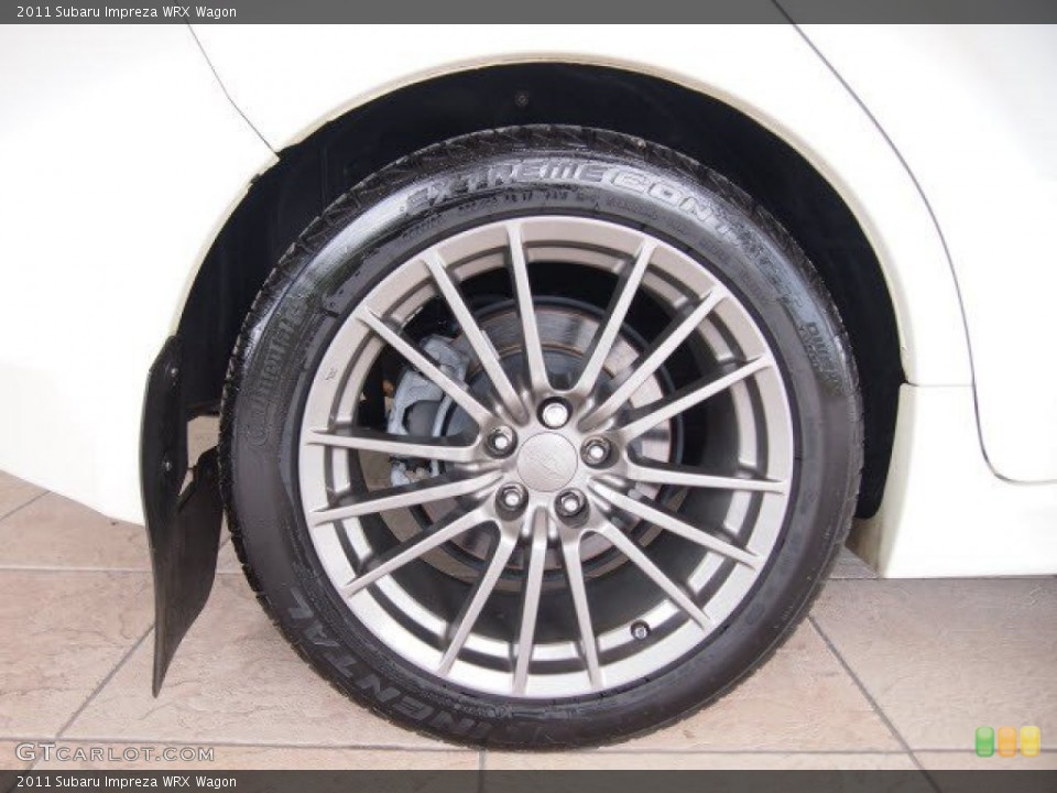 2011 Subaru Impreza WRX Wagon Wheel and Tire Photo #64687941