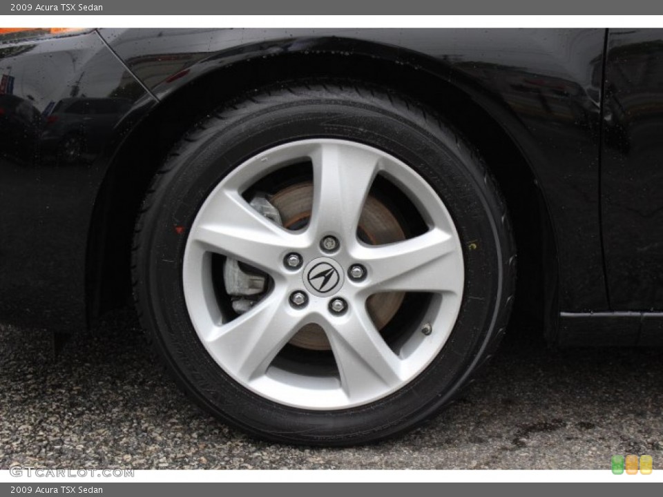 2009 Acura TSX Sedan Wheel and Tire Photo #64694940