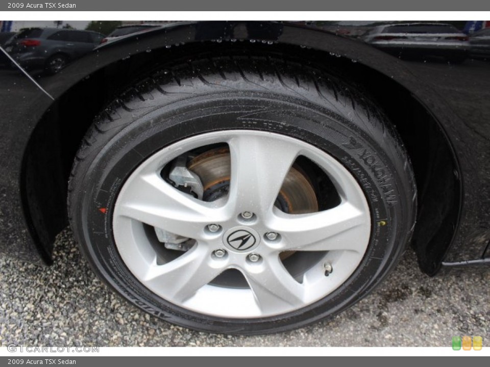 2009 Acura TSX Sedan Wheel and Tire Photo #64694949