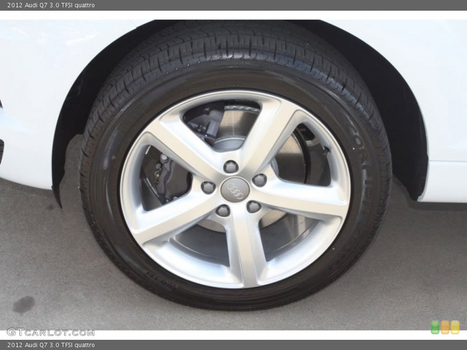 2012 Audi Q7 3.0 TFSI quattro Wheel and Tire Photo #64697877