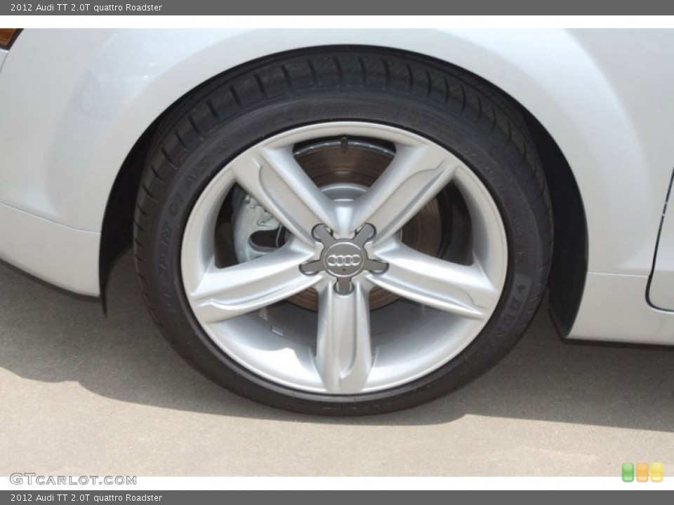 2012 Audi TT 2.0T quattro Roadster Wheel and Tire Photo #64700439