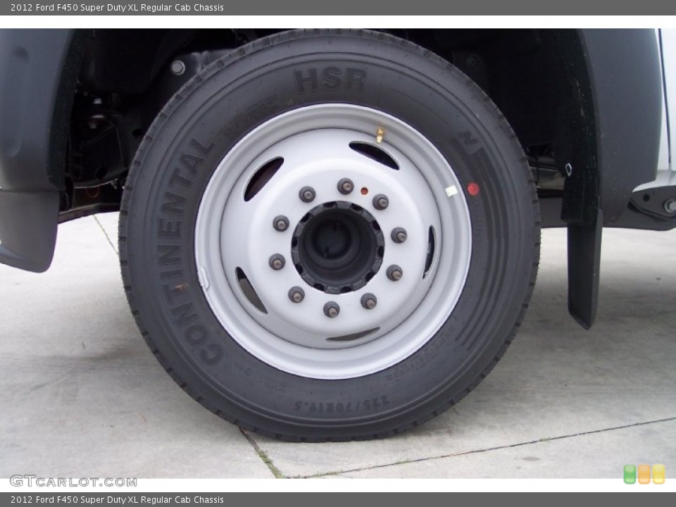 2012 Ford F450 Super Duty XL Regular Cab Chassis Wheel and Tire Photo #64709808