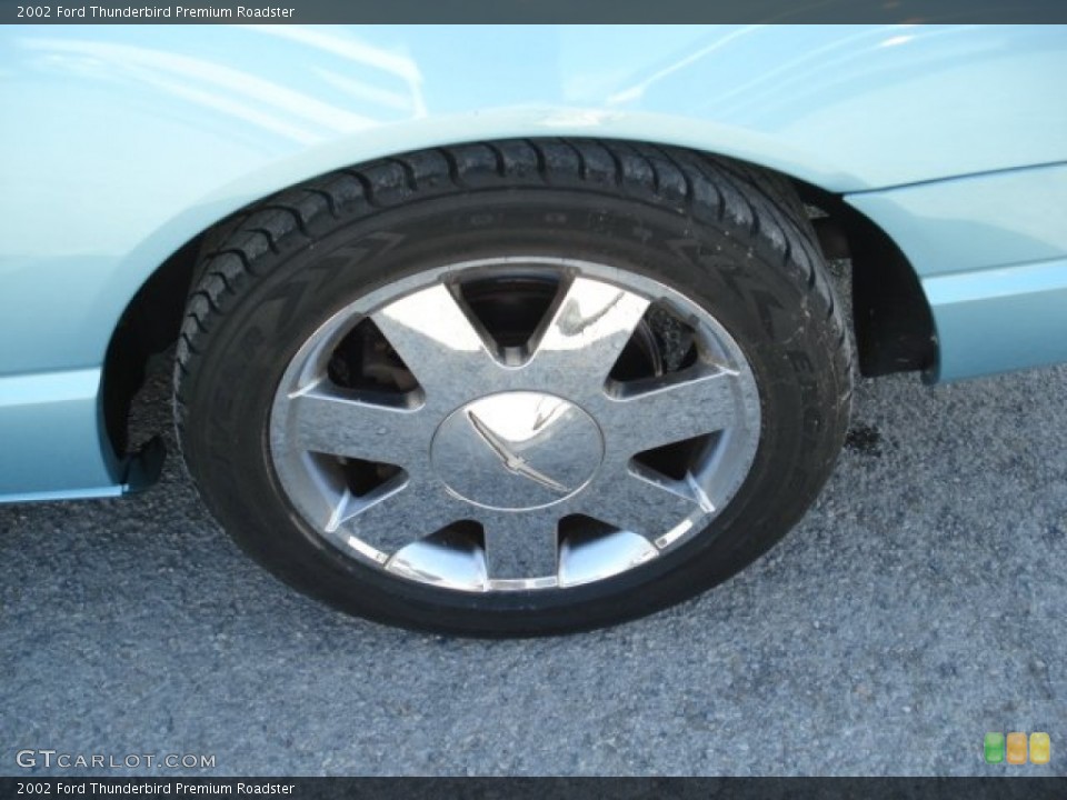 2002 Ford Thunderbird Premium Roadster Wheel and Tire Photo #64712377