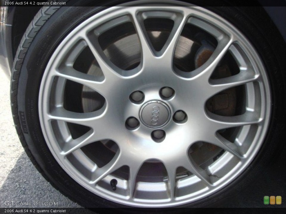 2006 Audi S4 4.2 quattro Cabriolet Wheel and Tire Photo #64717848