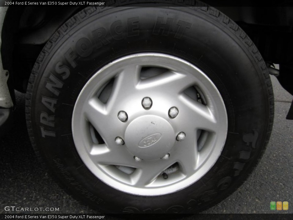 2004 Ford E Series Van E350 Super Duty XLT Passenger Wheel and Tire Photo #64724668