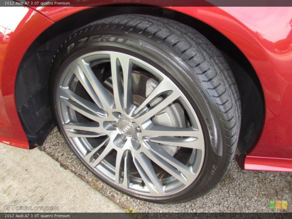 2012 Audi A7 3.0T quattro Premium Wheel and Tire Photo #64726146