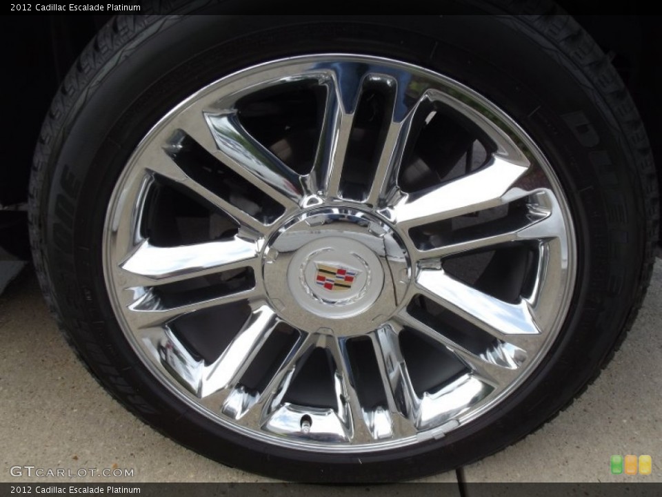 2012 Cadillac Escalade Platinum Wheel and Tire Photo #64730391