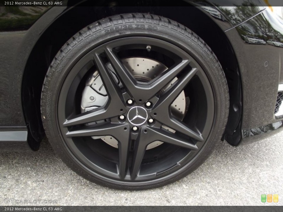 2012 Mercedes-Benz CL 63 AMG Wheel and Tire Photo #64734496
