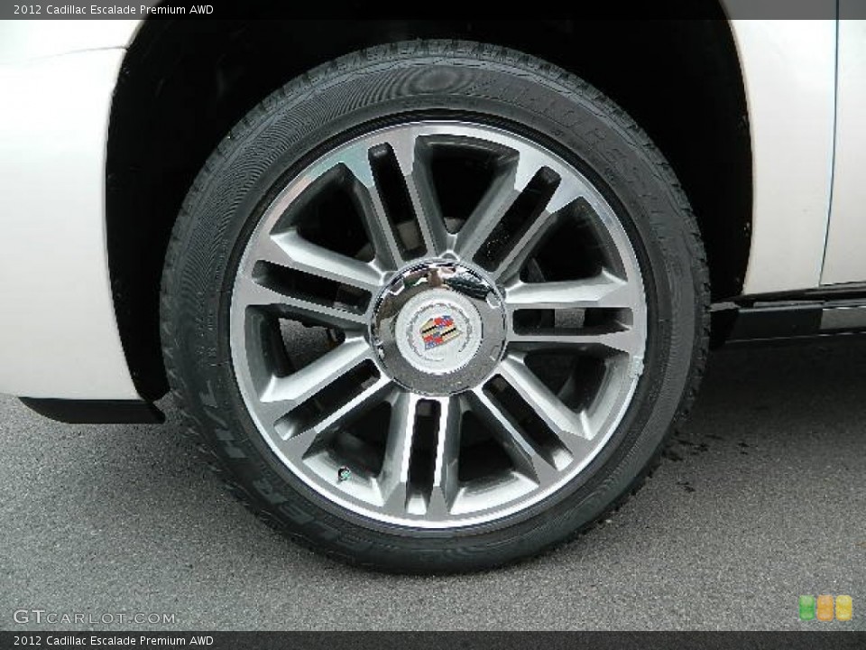2012 Cadillac Escalade Premium AWD Wheel and Tire Photo #64734723