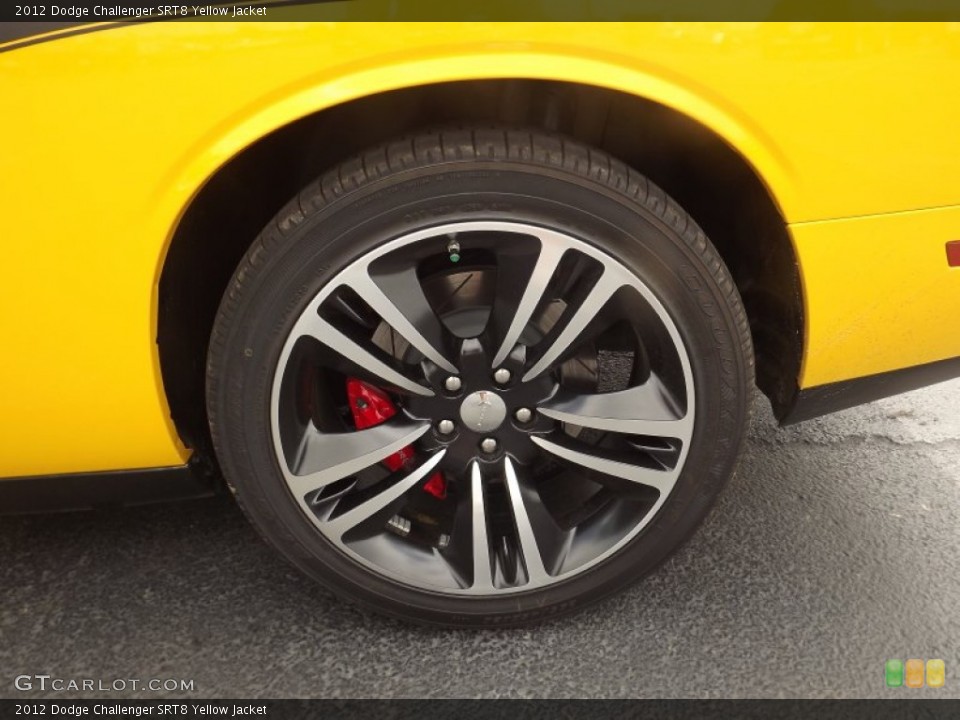 2012 Dodge Challenger SRT8 Yellow Jacket Wheel and Tire Photo #64735743