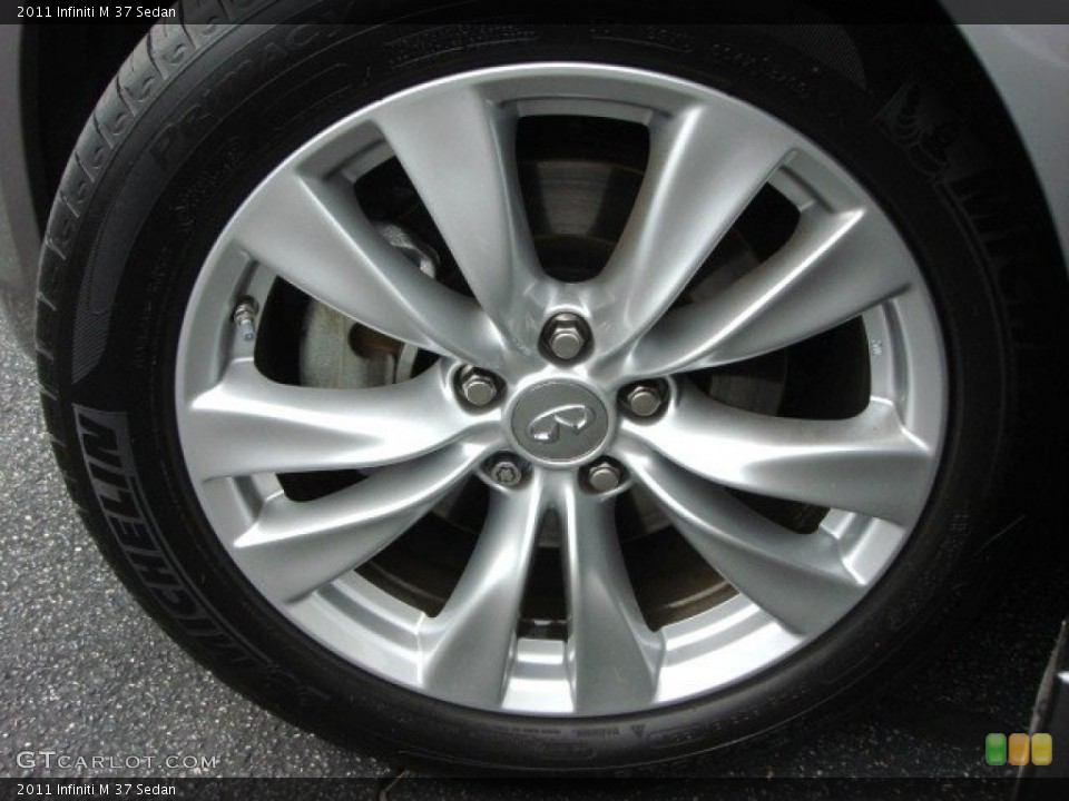 2011 Infiniti M 37 Sedan Wheel and Tire Photo #64737012
