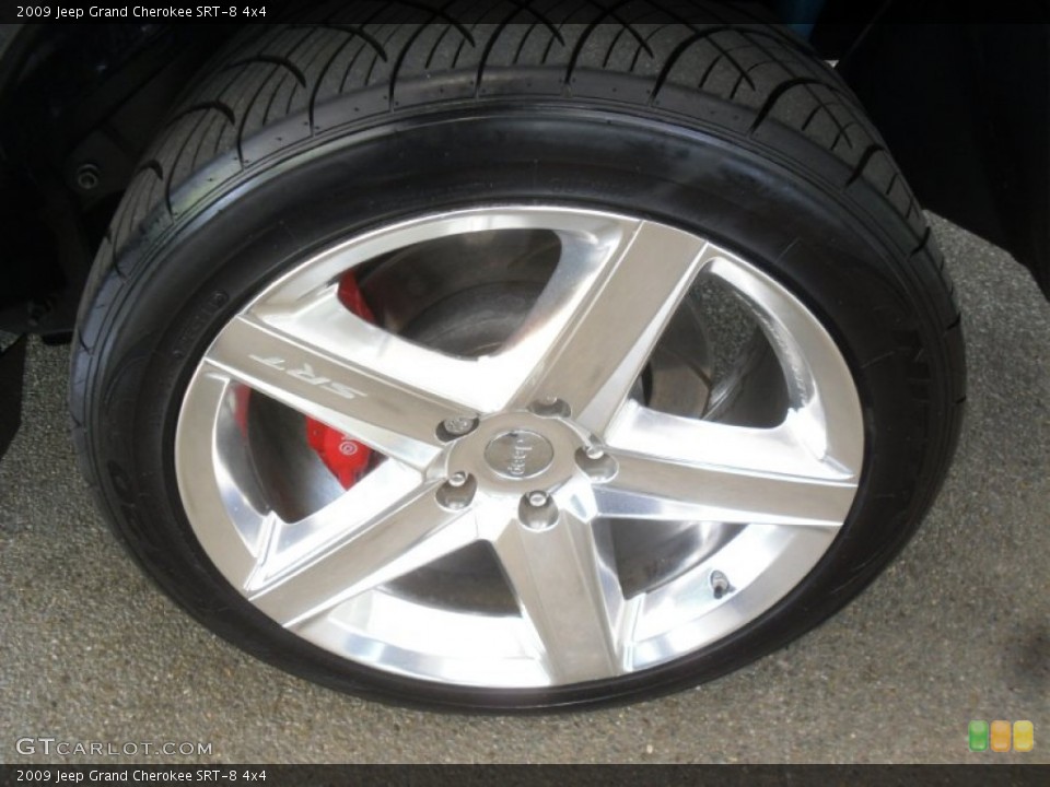 2009 Jeep Grand Cherokee SRT-8 4x4 Wheel and Tire Photo #64737498