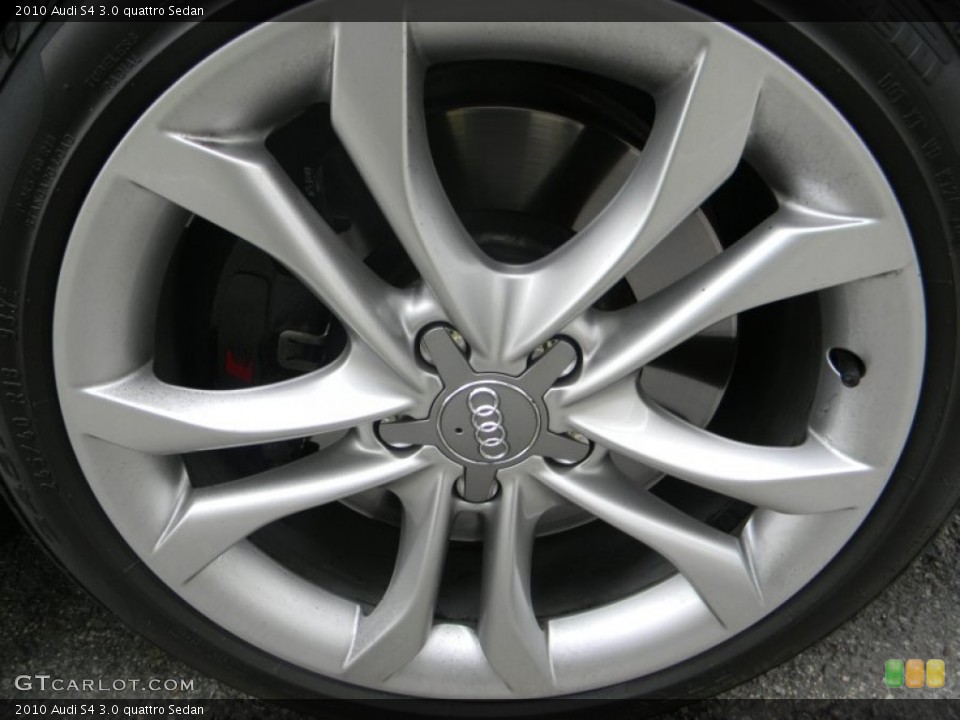 2010 Audi S4 3.0 quattro Sedan Wheel and Tire Photo #64738569