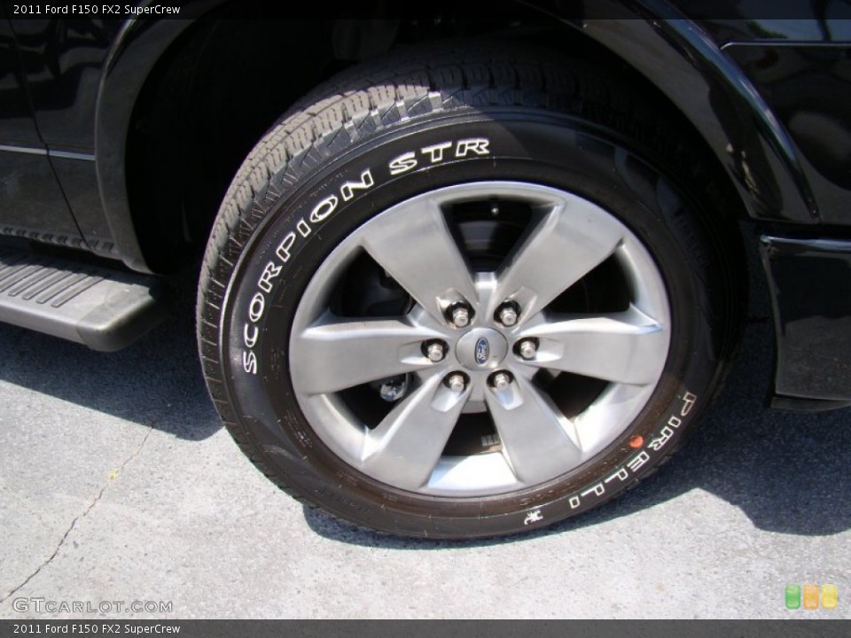 2011 Ford F150 FX2 SuperCrew Wheel and Tire Photo #64744386