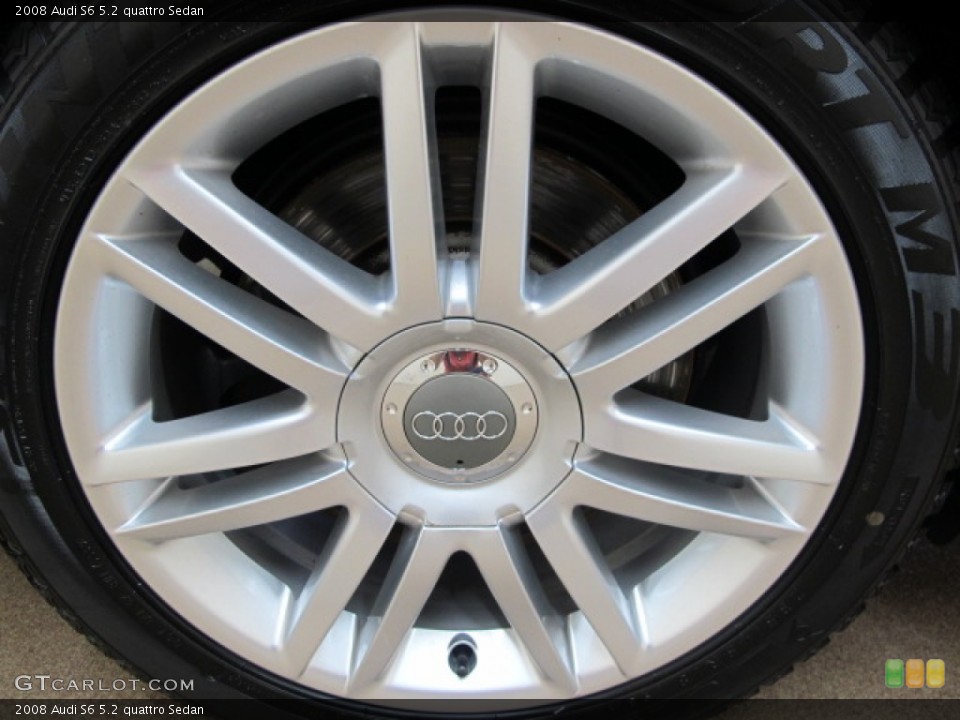 2008 Audi S6 5.2 quattro Sedan Wheel and Tire Photo #64749599