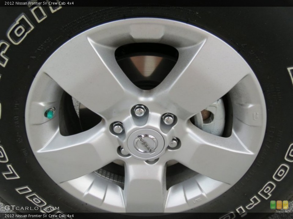 2012 Nissan Frontier SV Crew Cab 4x4 Wheel and Tire Photo #64751382