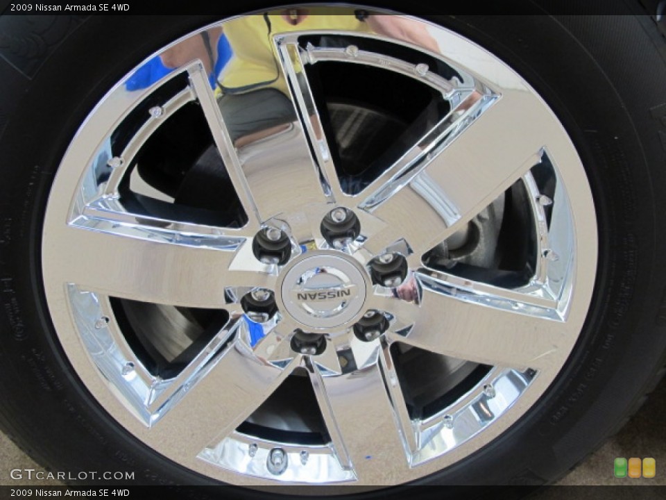 2009 Nissan Armada SE 4WD Wheel and Tire Photo #64752187