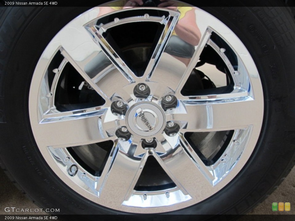 2009 Nissan Armada SE 4WD Wheel and Tire Photo #64752195