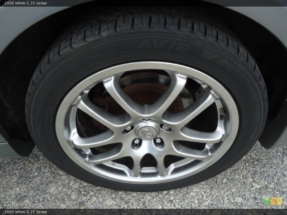 2006 Infiniti G 35 Sedan Wheel and Tire Photo #64760013