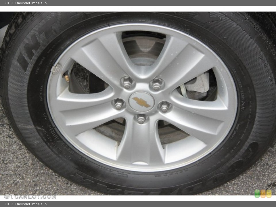 2012 Chevrolet Impala LS Wheel and Tire Photo #64787742