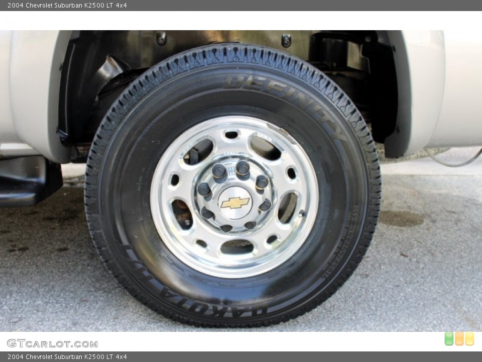 2004 Chevrolet Suburban K2500 LT 4x4 Wheel and Tire Photo #64788293