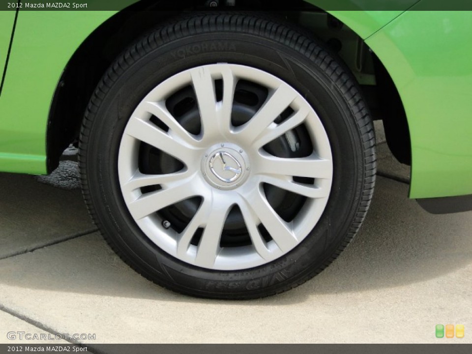 2012 Mazda MAZDA2 Sport Wheel and Tire Photo #64796652