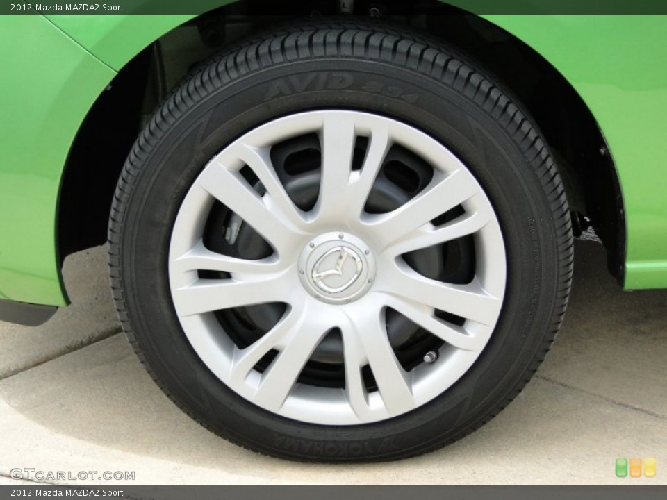 2012 Mazda MAZDA2 Sport Wheel and Tire Photo #64796664