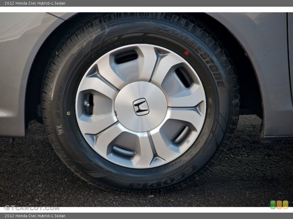 2012 Honda Civic Hybrid-L Sedan Wheel and Tire Photo #64802440