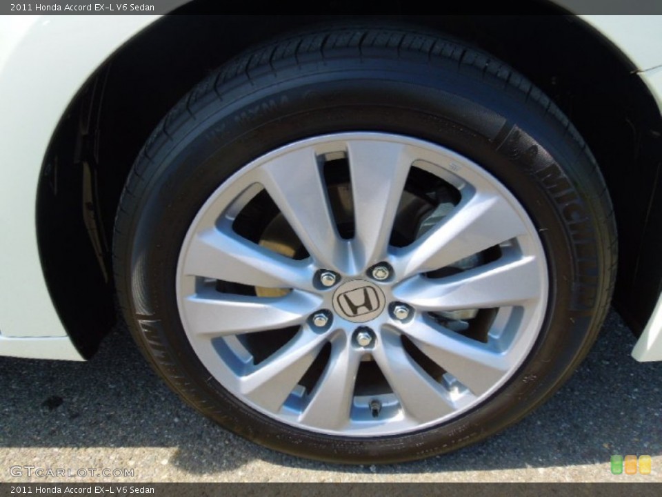 2011 Honda Accord EX-L V6 Sedan Wheel and Tire Photo #64804344