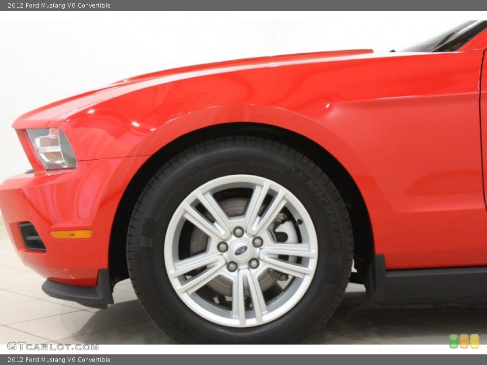 2012 Ford Mustang V6 Convertible Wheel and Tire Photo #64808959