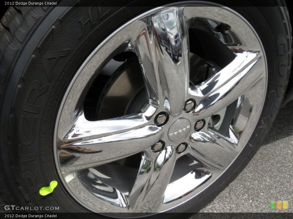 2012 Dodge Durango Citadel Wheel and Tire Photo #64811663