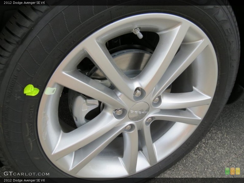 2012 Dodge Avenger SE V6 Wheel and Tire Photo #64813847