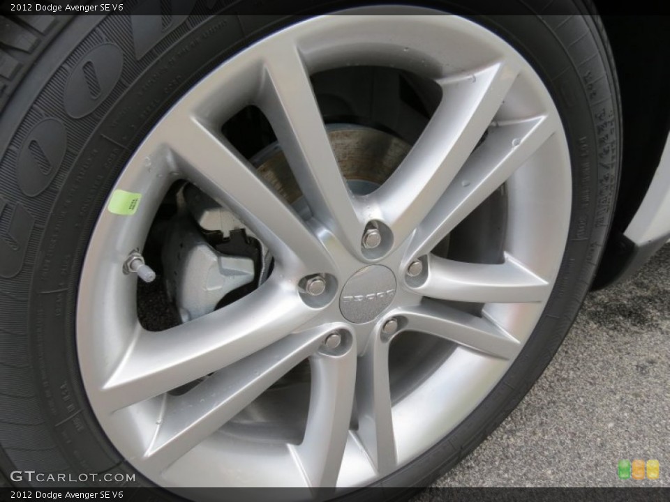 2012 Dodge Avenger SE V6 Wheel and Tire Photo #64826269