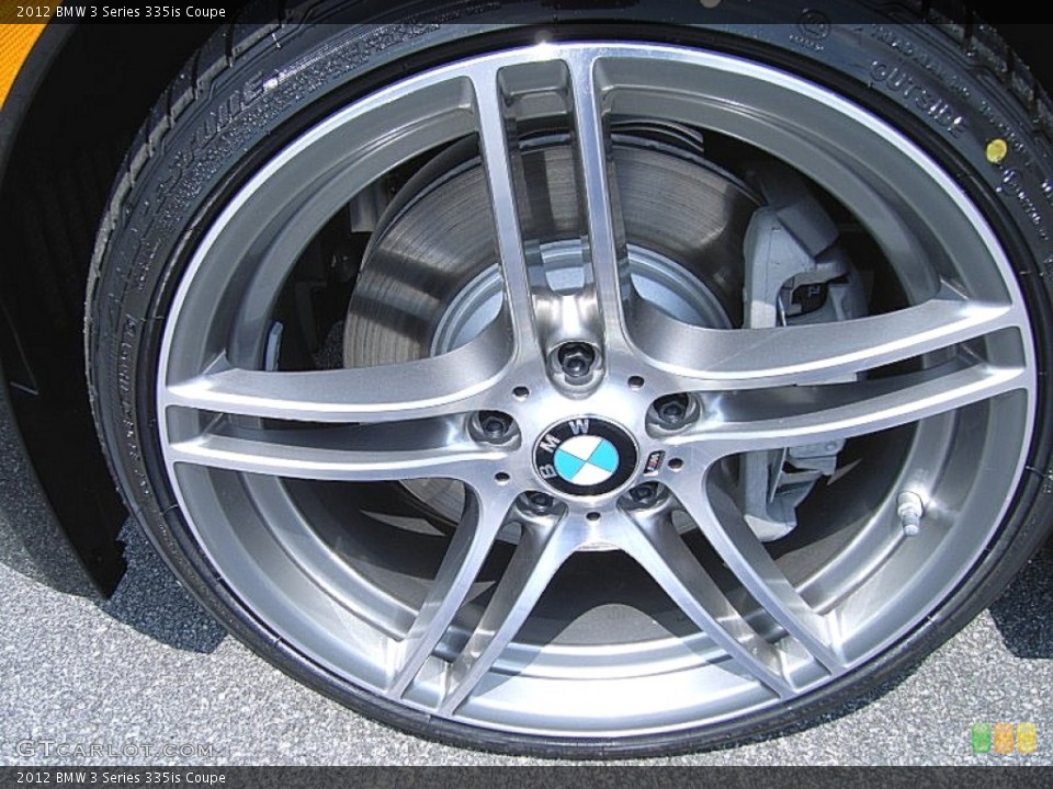2012 BMW 3 Series 335is Coupe Wheel and Tire Photo #64840309
