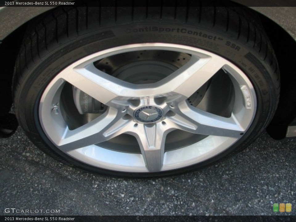 2013 Mercedes-Benz SL 550 Roadster Wheel and Tire Photo #64842892