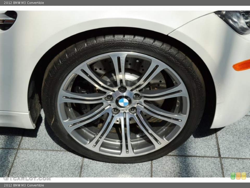 2012 BMW M3 Convertible Wheel and Tire Photo #64847785