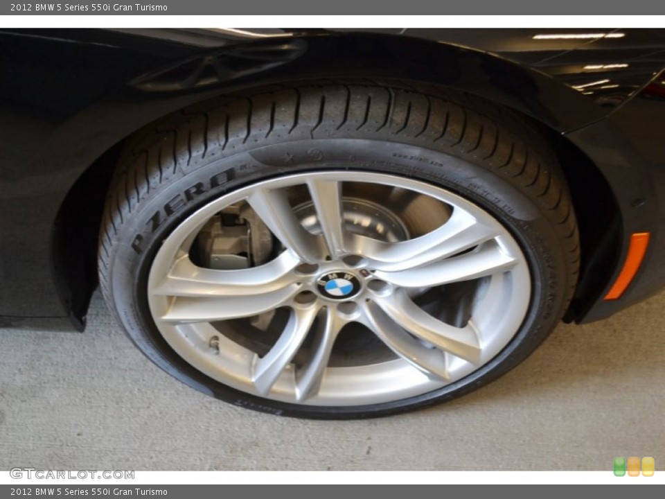 2012 BMW 5 Series 550i Gran Turismo Wheel and Tire Photo #64848532