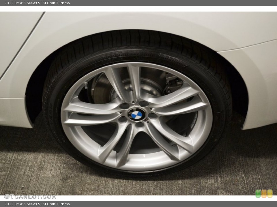 2012 BMW 5 Series 535i Gran Turismo Wheel and Tire Photo #64848676